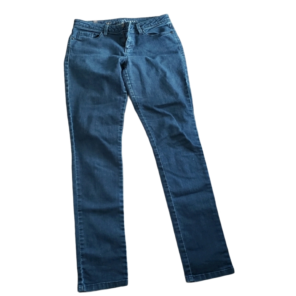 Lauren Conrad straight leg dark wash jeans size 8